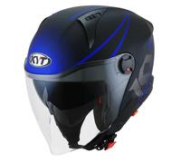 Casco Jet KYT D-CITY Colorful Matt Blue