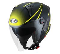Casco Jet KYT D-CITY Colorful Yellow