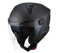 KYT D-City Plain Casco Jet, gris, tamaño XL para Hombres