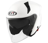 KYT TTR-JET Plain, casco jet M male Blanco