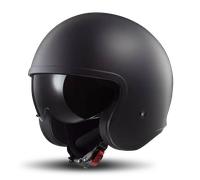 LS2 OF599 Spitfire II Solid Casco Jet, negro, tamaño XS para Hombres