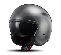 LS2 OF599 Spitfire II Jeans, casco jet M male Plata/Gris