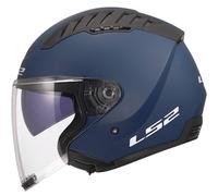LS2 Helmets Casco jet OF600 Copter II Solid Mate azul marino XS Hombre