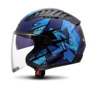 Casco Jet LS2 OF600 Copter II AzulXXL Azul