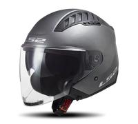 Casco Jet LS2 OF600 Copter II Titanio MateM Titanio Mate