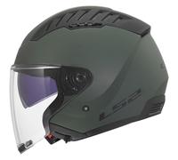 Casco Jet LS2 OF600 COPTER II Verde militar L