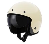 LS2 OF601 Bob II Solid Casco a reacción, Blanco cremoso, Talla L (59/60)
