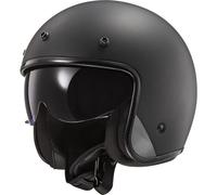 Casco Jet LS2 OF601 Bob II Negro MateXL Negro Mate