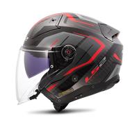 Casco Jet LS2 OF603 Infinity II C RojoXL Rojo