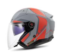 Casco Jet LS2 OF603 INFINITY II Gris/RojoXS Gris,Rojo