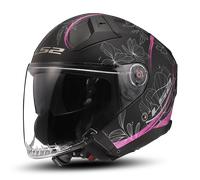 Casco Jet LS2 OF603 INFINITY II LOTUS Mate Rosa mateL Rosa mate