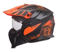 LS2 OF606 Drifter Gas Casco, gris/naranja, Talla XS (53/54)