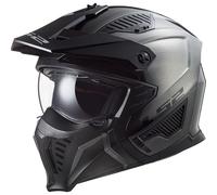 LS2, Casco jet modular moto DRIFTER Jeans titanium 2206, S