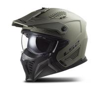 LS2, Casco Moto Jet/Modular Drifter Solid Matt Sand, S