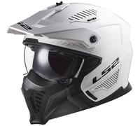 Casco Jet LS2 OF606 DRIFTER Solid Blanco XS