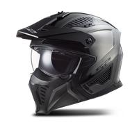 LS2 OF606 Drifter Jeans, casco modular M male Plata/Negro