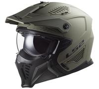 LS2, Casco Moto Jet/Modular Drifter Solid Matt Sand, L