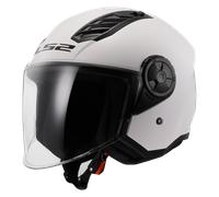 LS2 Casco de moto OF616 Airflow II Jet blanco brillante XS