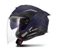 LS2 OF618 Verso II Air, casco abierto 3XL male Mate Azul Oscuro/Negro