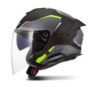 Casco Jet LS2 OF618 Verso II Air Negro/Amarillo3XL Negro,Amarillo