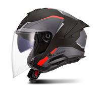 Casco Jet LS2 OF618 Verso II Air Negro/RojoM Negro,Rojo
