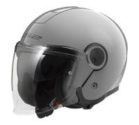 LS2 OF620 Classy Solid Casco Jet, gris, tamaño M para Hombres