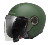 LS2 OF620 Classy Solid, casco jet XL female Matt-Verde Oscuro