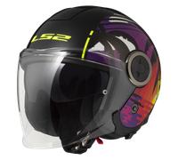 LS2 OF620 Classy Palm Casco Jet, multicolor, tamaño M para Hombres