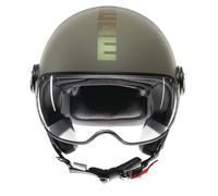Momodesign FGTR Classic Flip, casco abierto XL male Mate Oliva/Bronce/Verde