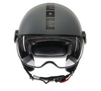 MOMO FGTR Classic Mono S26 Casco a reacción, gris, tamaño S para Hombres