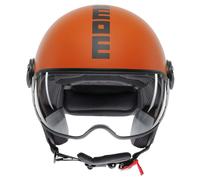 MOMO FGTR Classic Candy Casco Jet, naranja, tamaño M para Hombres