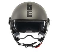 Momodesign FGTR Evo Mono S26, casco abierto S female Mate Gris/Negro