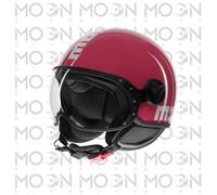 Casco Jet Moto MOMO Design FGTR Classic Candy Fucsia Blanco ECE 22.06 Mujer