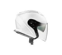 Casco Jet Moto Scooter Premier Dokker U8 Blanco Doble Visera Tamaño XXL