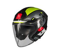 Casco Jet MT Helmets Cosmo SV SILENCE B3 Brillo XL