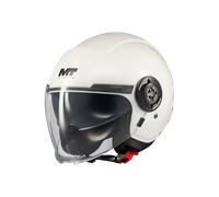 Casco Jet MT Helmets Viale SV S Pure A0 Brillo M