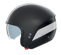 Nolan N20-2 Dolce Vita Casco a reacción, negro-gris, tamaño S para Hombres