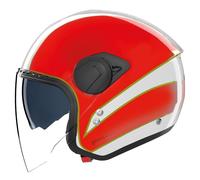 Casco Jet Nolan N20-2 VISOR TRICOLORE 346 Bianco / Verde / Rosso
