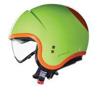 Casco Jet Nolan N21 OCIO 344 Verde impulso / Arancione