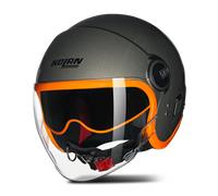 Casco Jet Nolan N21 Visor Gris/NaranjaL Gris,Naranja