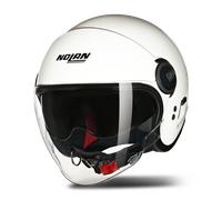 Casco Jet Nolan N21 Visor Metal/BlancoL Metal,Blanco