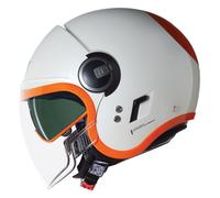 Casco Jet Nolan N21 VISOR OCIO 347 Perla / Arancione