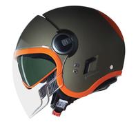 Nolan N21 Visor 06 Ocio Casco Jet, naranja-marrón, tamaño L para Hombres