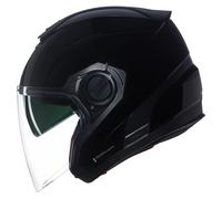 Nolan N40-5 06 Classico N-Com Casco Jet, negro, tamaño L para Hombres