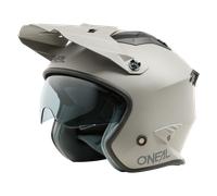 Oneal Volt Solid Casco de trial, gris, tamaño S para Hombres