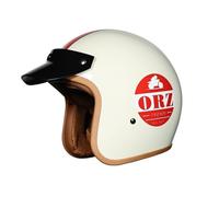 Casco Jet para Motocicletas Scooters para Adultos desplazamientos urbanos Cascos Abierto 3/4 para Hombres y Mujeres conducción Todoterreno Turismo Ligero y Transpirable Beige XL/61-62cm