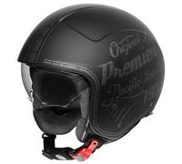 casco jet premier rocker or 9 bm negro / gris XS
