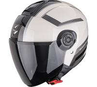 Casco jet Scorpion Exo-City II Cosmos, blanco/negro/plata, 2XL (62/63)