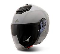 Casco Jet Shark RS Blank Plateado MetálicoL Plateado Metálico