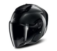 Shark RS Jet Full Carbon Casco Jet, negro, tamaño L para Hombres